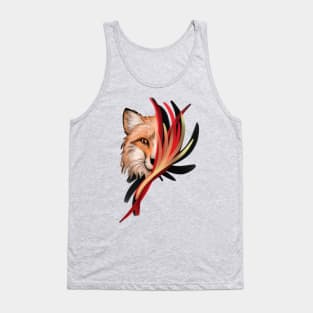 Painterly Fox Tank Top